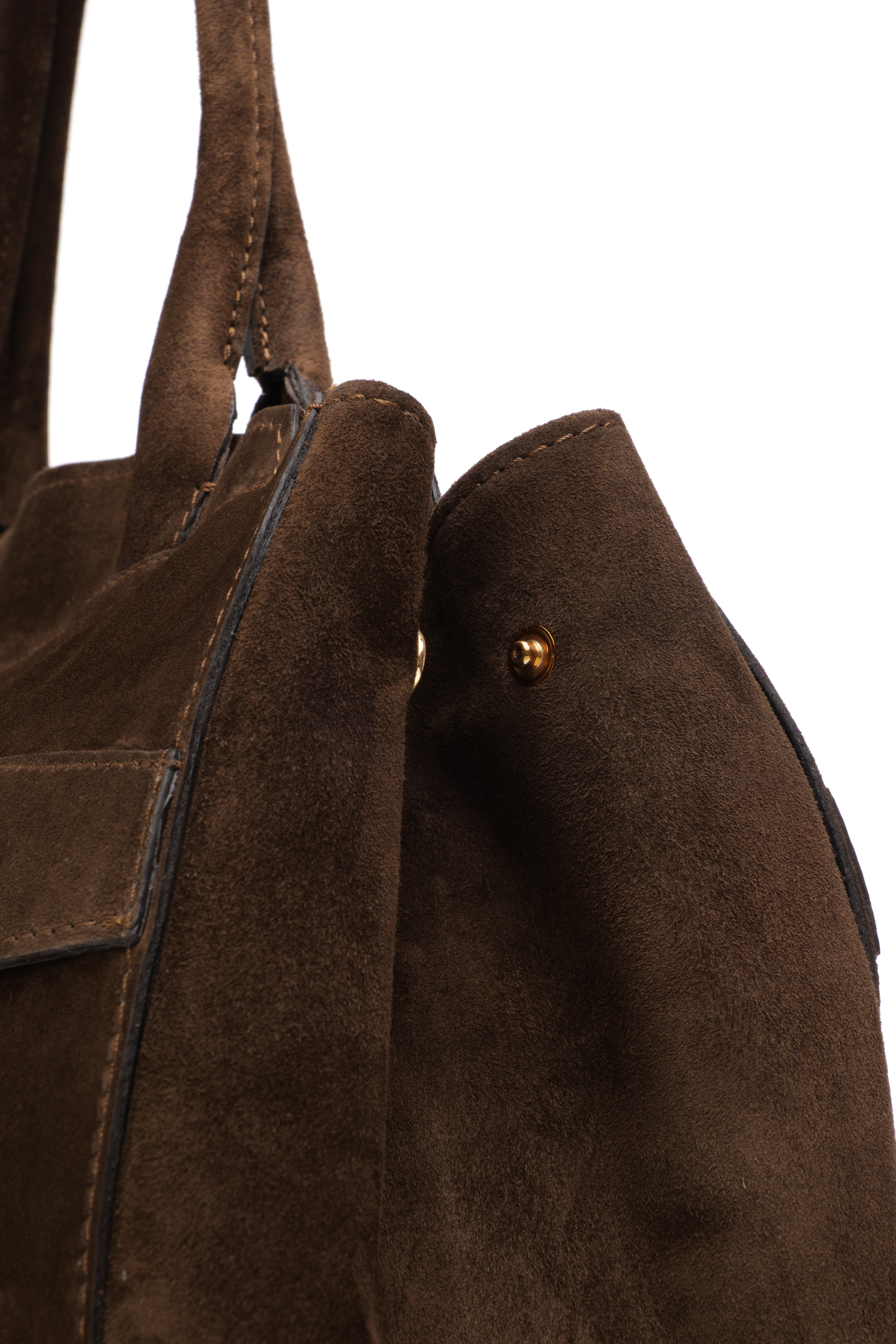 Lingua d’Oca Borsa Maya in Pelle Scamosciata 46x20x27 cm