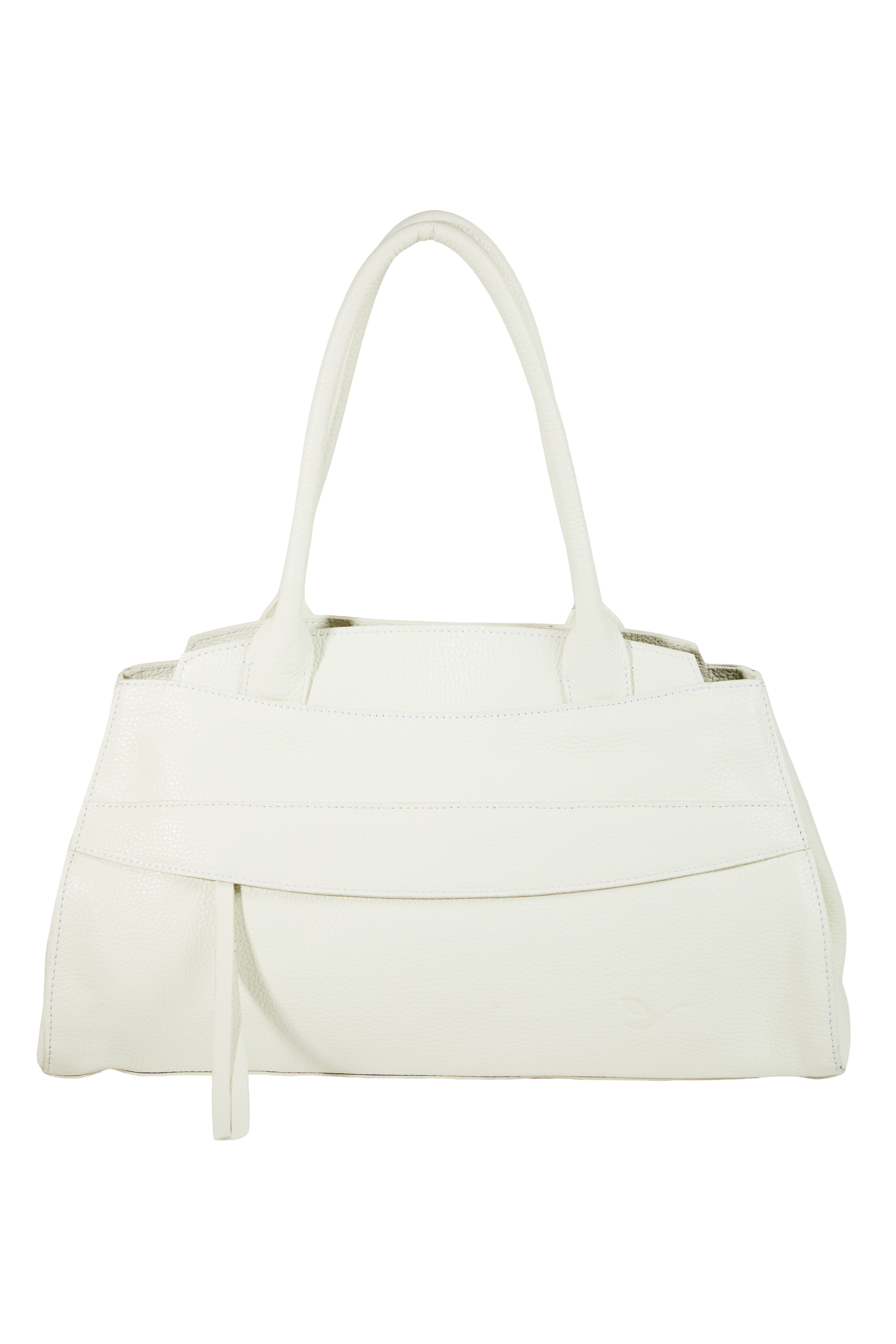 Lingua d’Oca Borsa Maya in Pelle di Vitello Martellata 46x20x27 cm